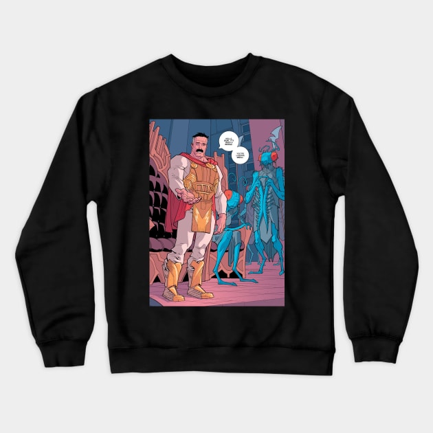 omniman viltrumite Crewneck Sweatshirt by super villain